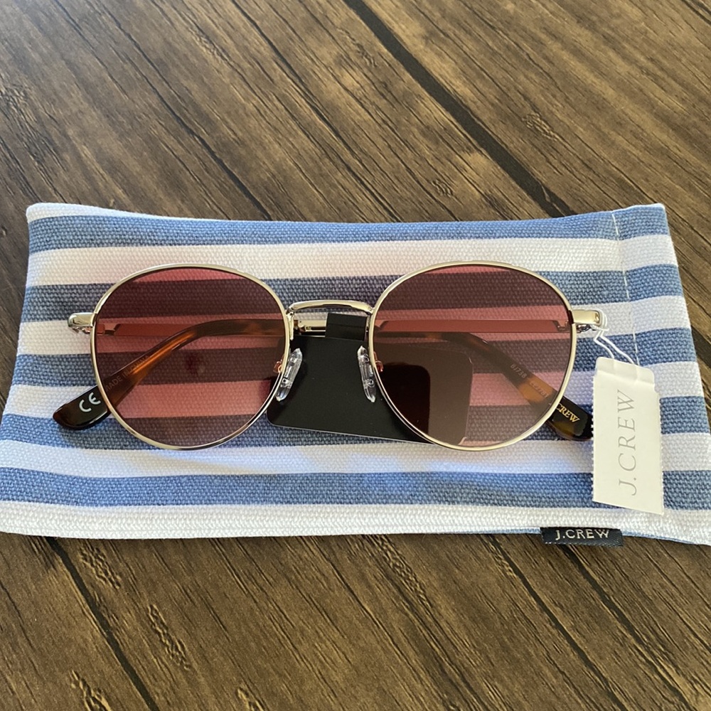 J. Crew Round Wire Sunglasses - Picture 3 of 10